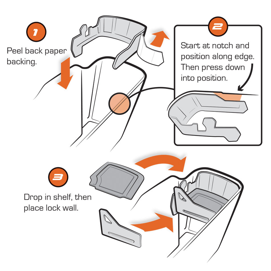 Step By Step install of the RYT-There Saddle Bag Shelf Kit