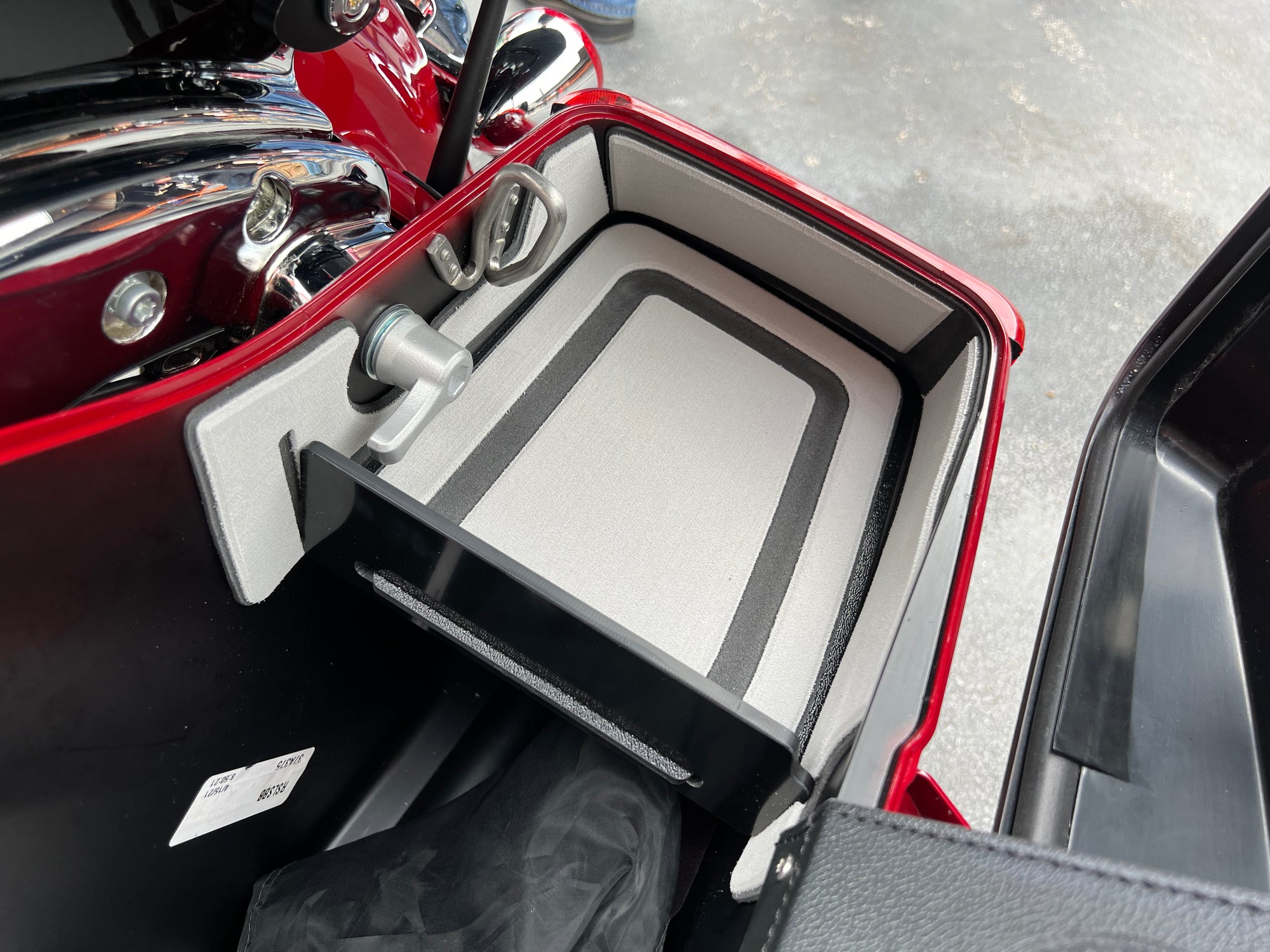 RYT-There Large Speaker Rear Saddle Bag Shelf Tray Kit for 2024-2025 Harley Davidson Standard Saddle bags-Chopped