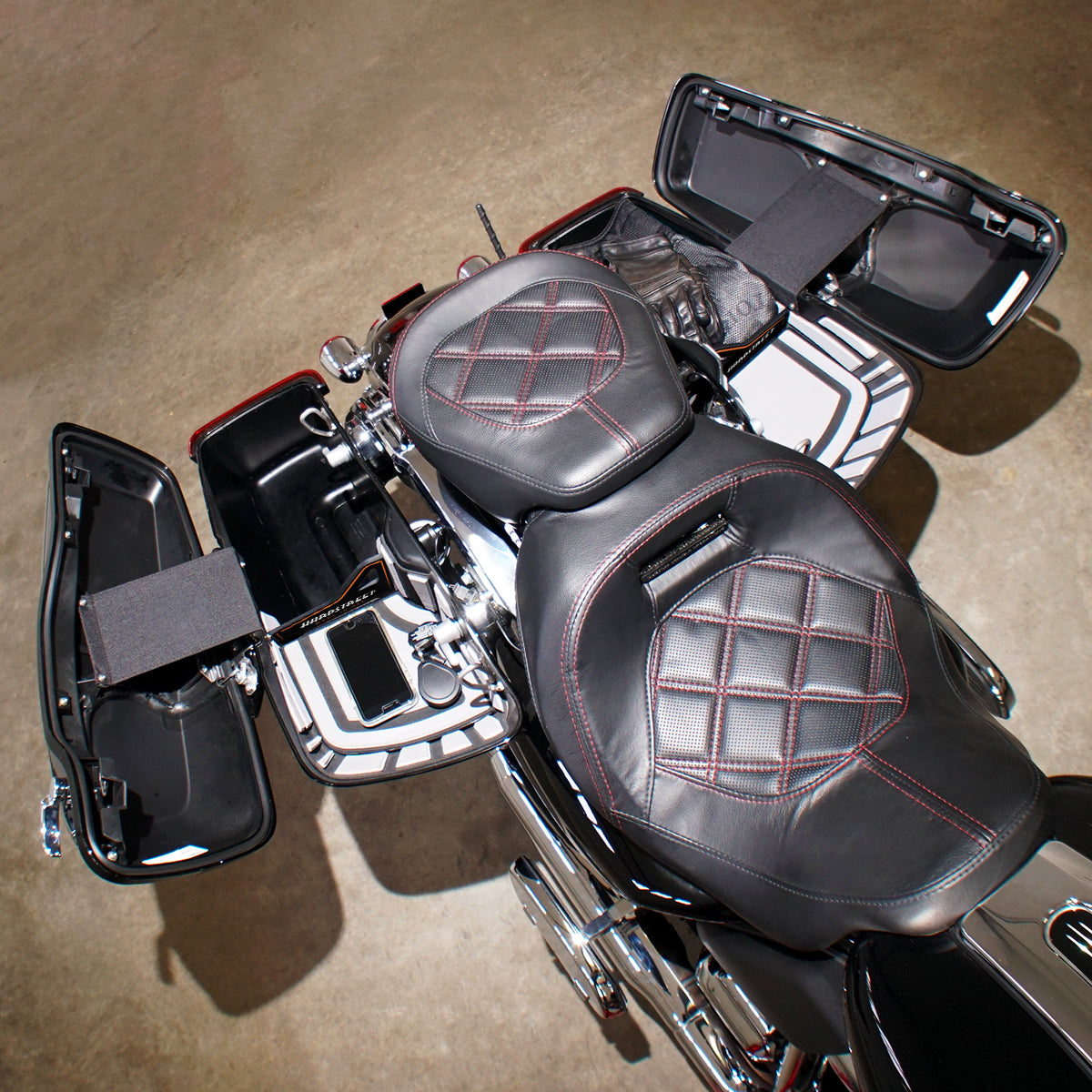 RYT-There Shelf for 2024 -25  Harley Davidson Chopped Saddle Bags