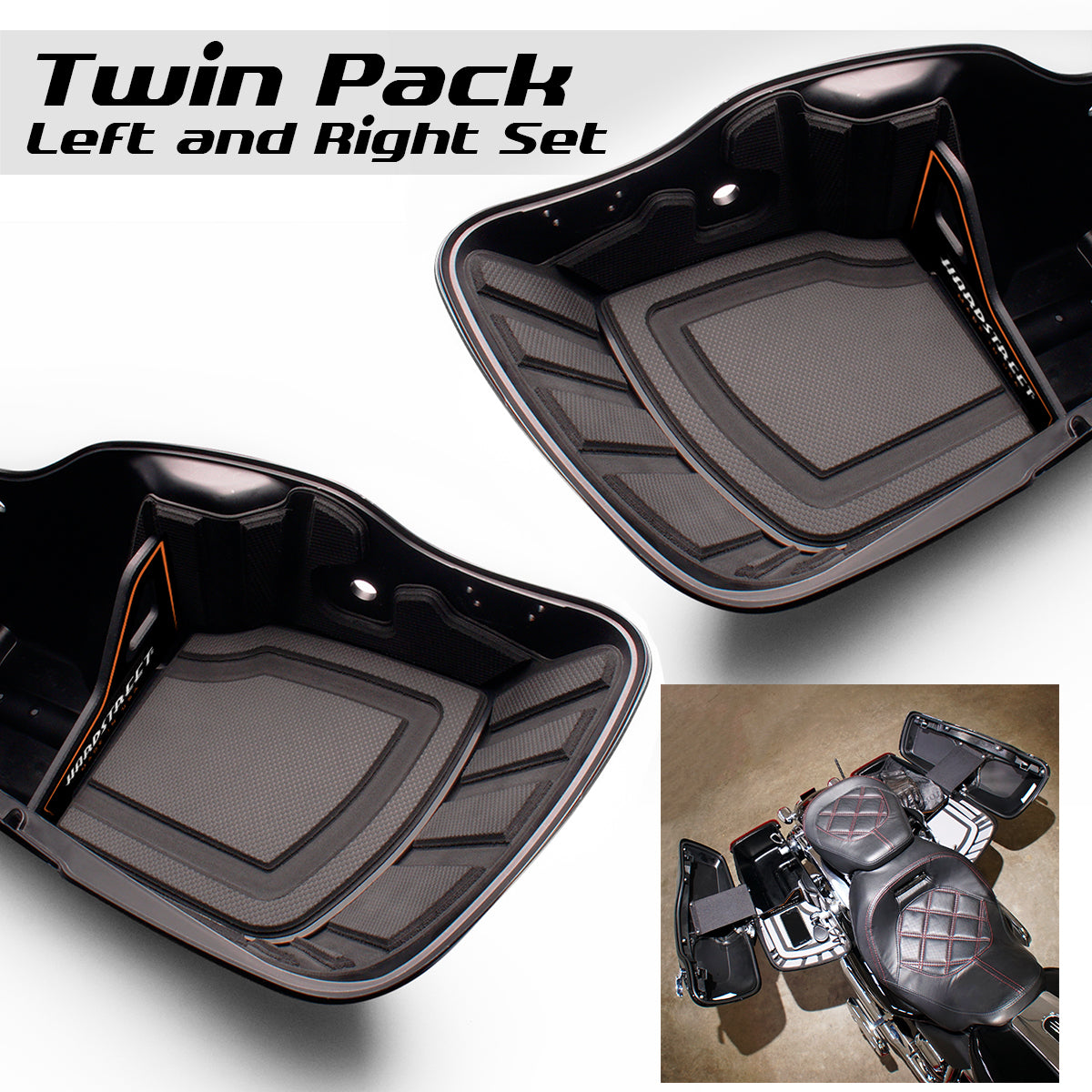 RYT-There Shelf for 2024 -25  Harley Davidson Chopped Saddle Bags